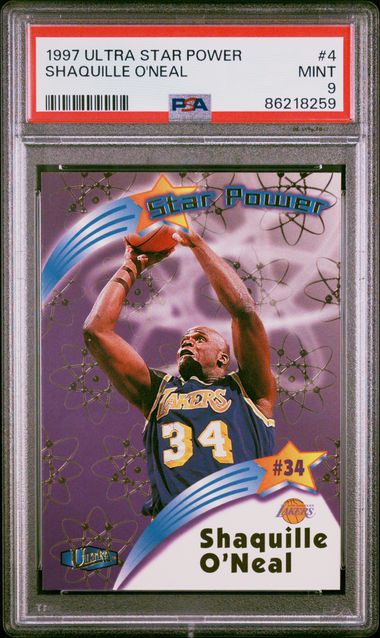 1997-98 Fleer Ultra Star Power #4 Shaquille O'Neal – PSA