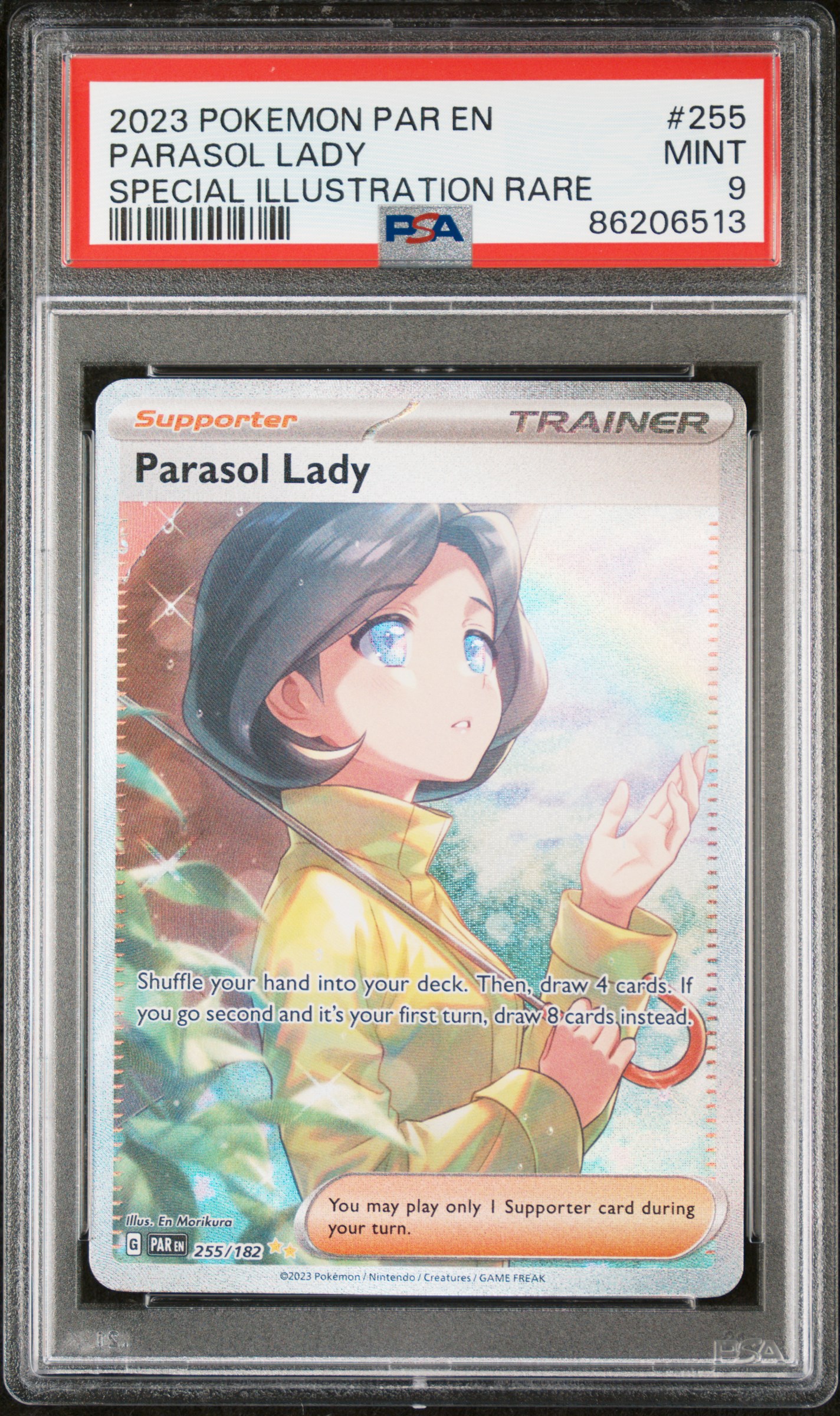 2023 #255 Parasol Lady PSA 9 Par EN-Paradox Rift