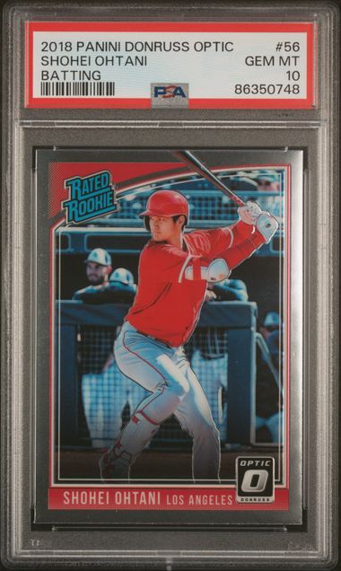 2018 Panini Donruss Optic VARIATION #56 Shohei Ohtani front