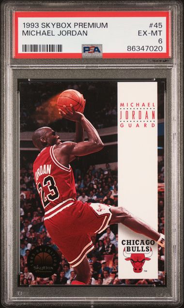 1993 SkyBox #45 Michael Jordan front