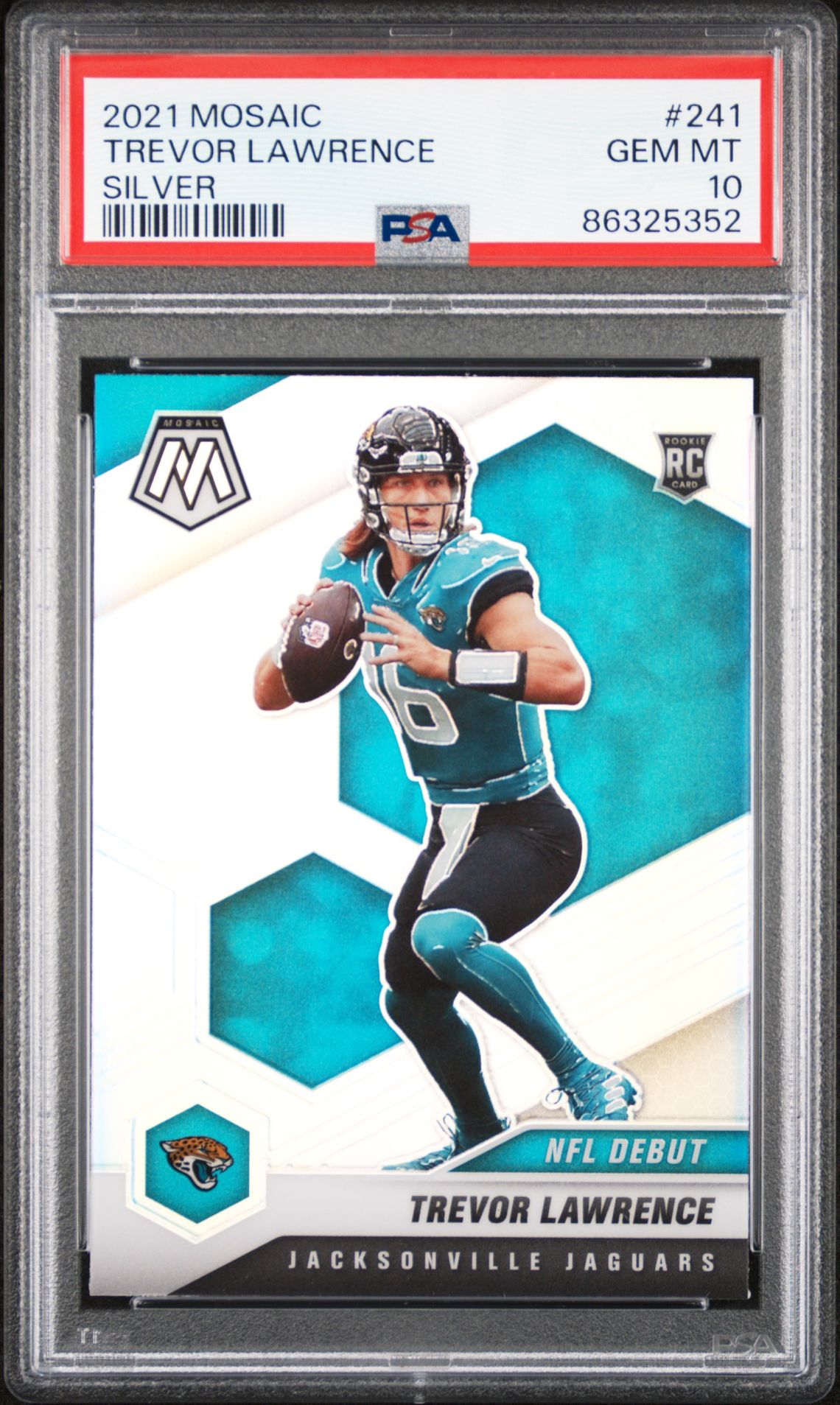 2021 Panini PANINI MOSAIC SILVER #241 Trevor Lawrence front