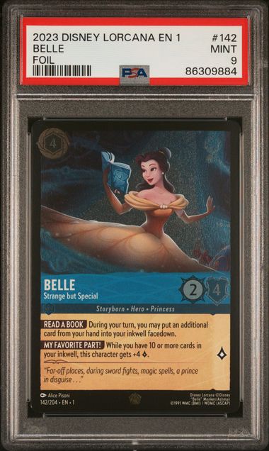 2023 Disney Lorcana En 1-The First Chapter Foil #142 Belle