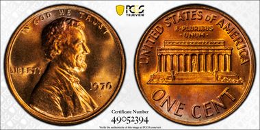 1970-S 1C Large Date MS67RD