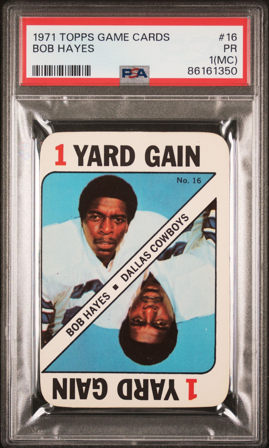 1971 Topps Game Cards Bob Hayes #16 Pr 1 (Mc) front