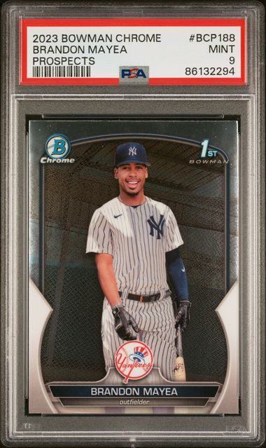 Brandon Mayea 2023 Bowman Chrome Sapphire Edition Prospects