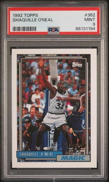 1992 Topps TOPPS #362 Shaquille O'Neal front