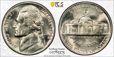 1943/2-P 5C DDO, FS-101 MS65FS