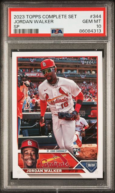 その他 Topps Jordan Walker 2023 Topps Complete Set SP #344 Jordan Walker Rookie Card