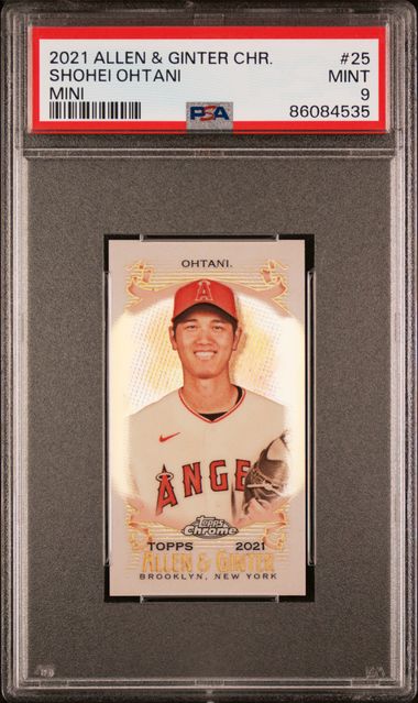 2021 Topps Allen & Ginter Chrome Mini #25 Shohei Ohtani