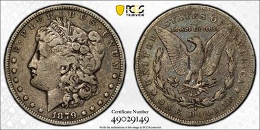 1879-S $1 VAM 56, Rev. of 1878 F12