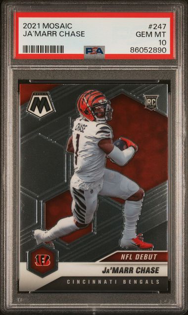 2021 Panini Mosaic #247 Ja'Marr Chase front