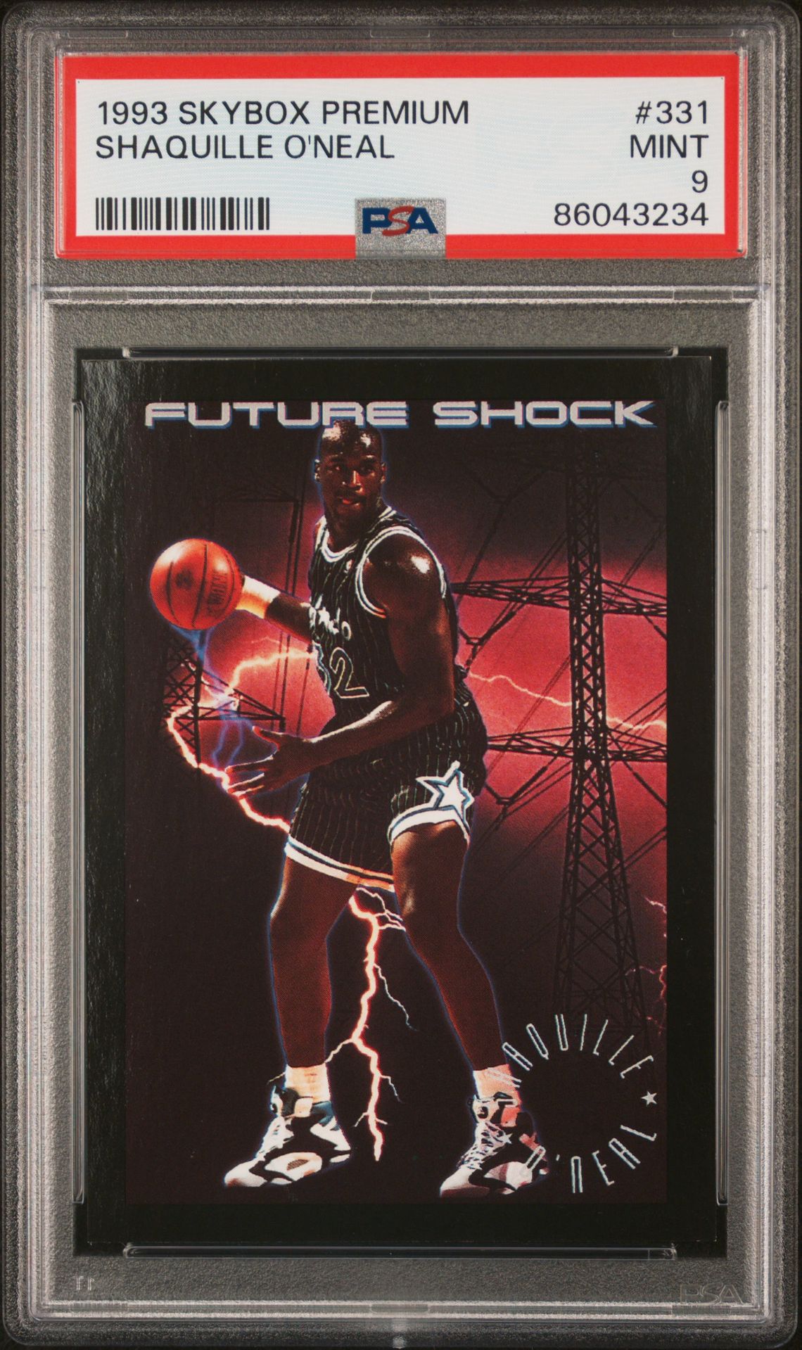 1993 SkyBox Skybox Premium #331 Shaquille O'Neal front