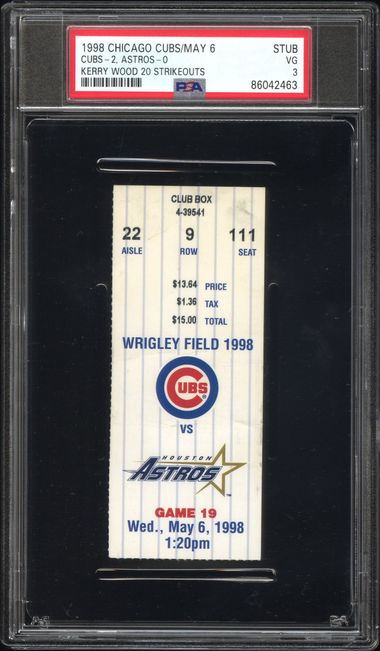 KERRY WOOD 20 STRIKEOUTS