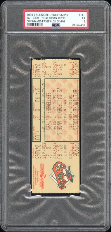 CONS.GAMES/PASSES LOU GEHRIG