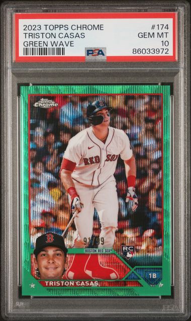 2023 Topps Topps Chrome Wave #174 Triston Casas front