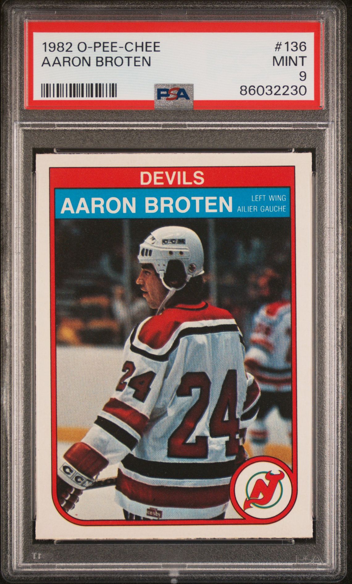 1982 O-Pee-Chee O-PEE-CHEE #136 Aaron Broten front