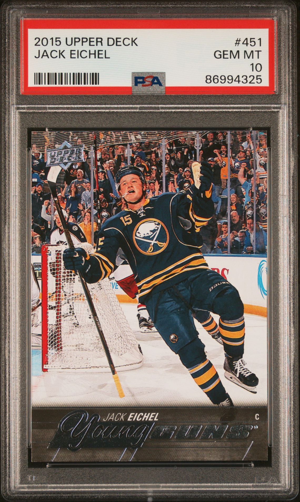 2015 Upper Deck UPPER DECK #451 Jack Eichel front