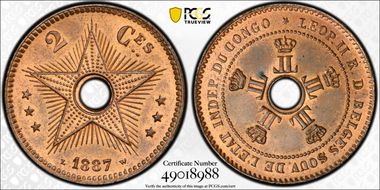 1887 2C MS65RB