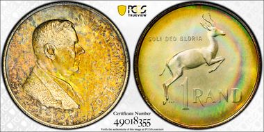 1967 Rand Afrikaans PR65