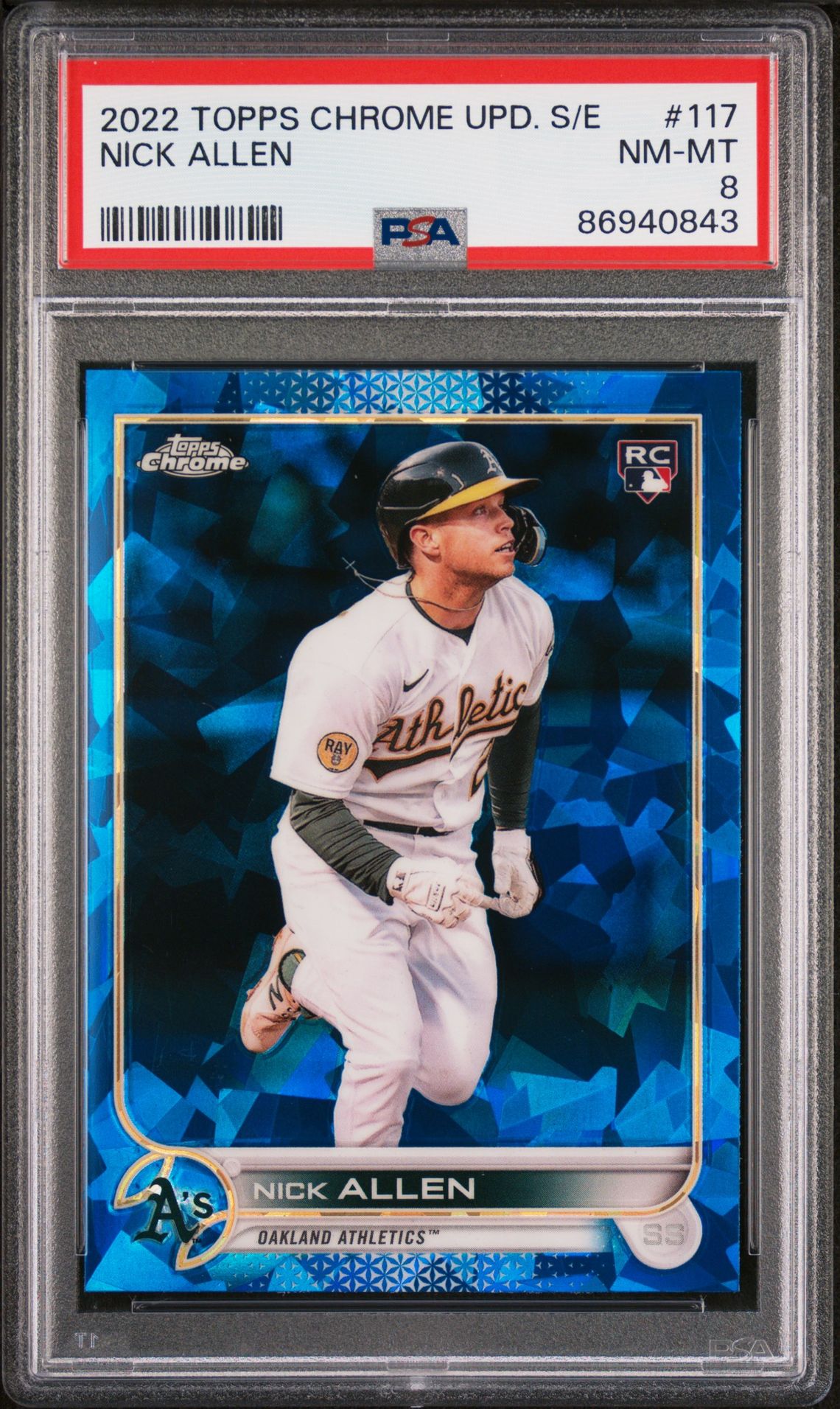 2022 Topps TOPPS CHROME UPDATE SAPPHIRE EDITION #117 Nick Allen front