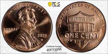 2023-D 1C Shield MS67RD