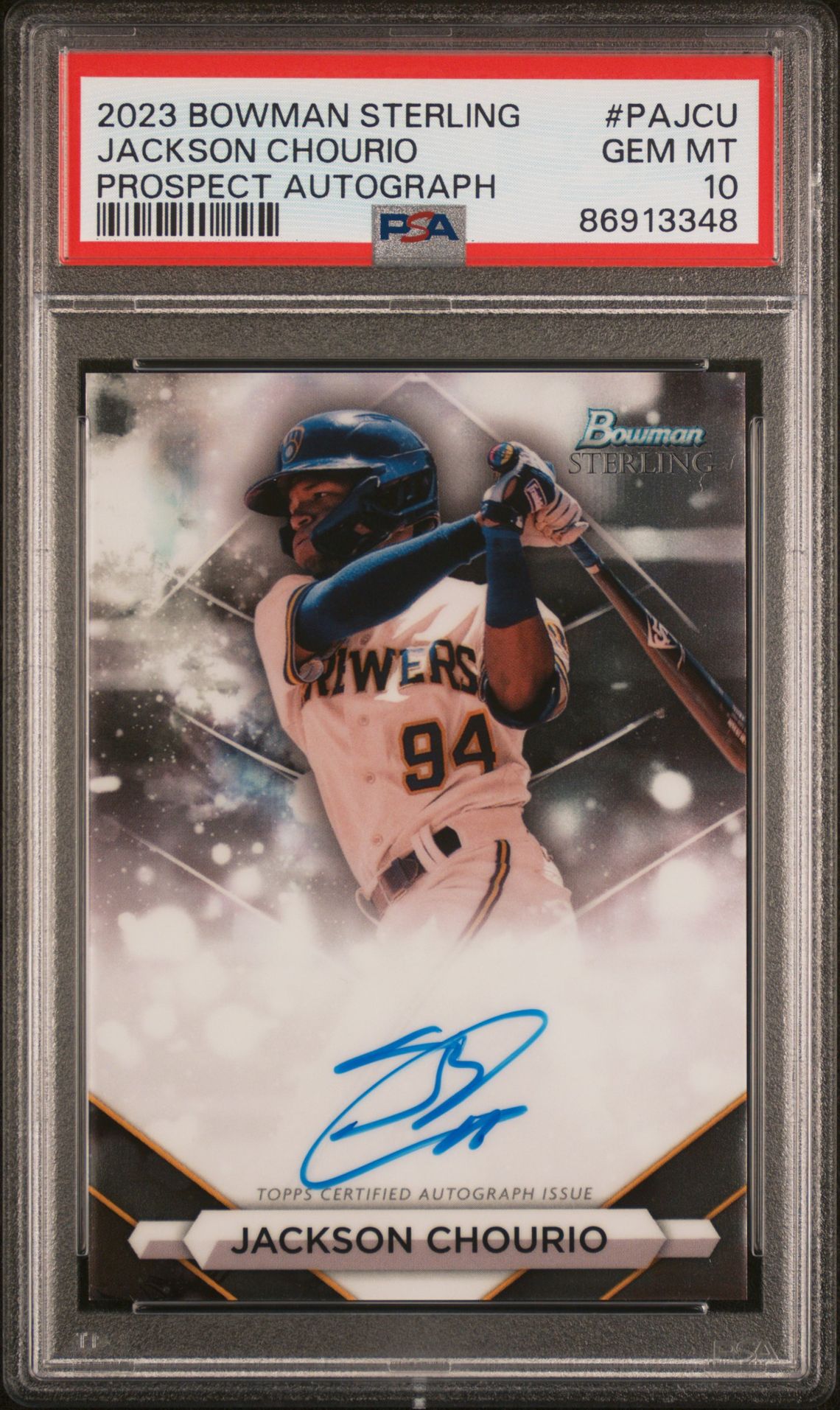 2023 Bowman Bowman Sterling Jackson Chourio front
