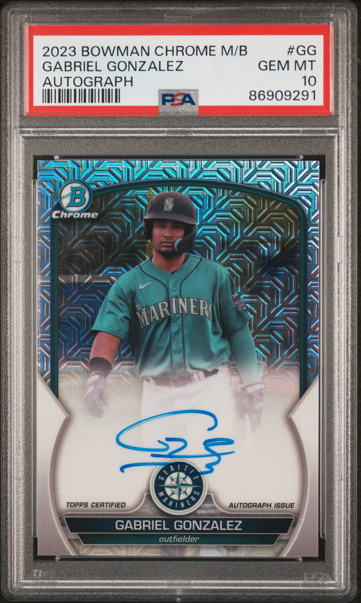 Gabriel Gonzalez 2023 Bowman Chrome Mega Box Autographs
