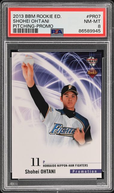 2015 Bbm 2nd Version Future Legends #FL03 Shohei Ohtani – PSA MINT 