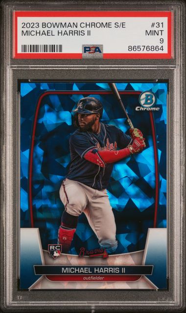 2023 Bowman Bowman Sapphire Chrome #31 Harris front