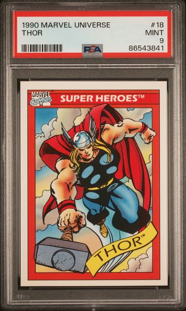 1990 Marvel Marvel Universe #18 Thor front