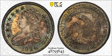 1824 50C O-116 MS65