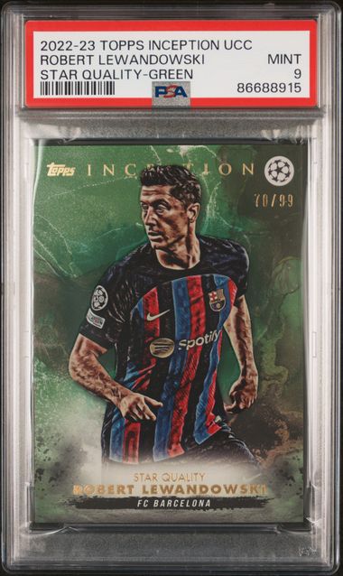 2022-23 Topps Inception UEFA Club Competitions Star Quality-Green