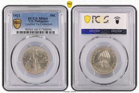 1921 50C MS64