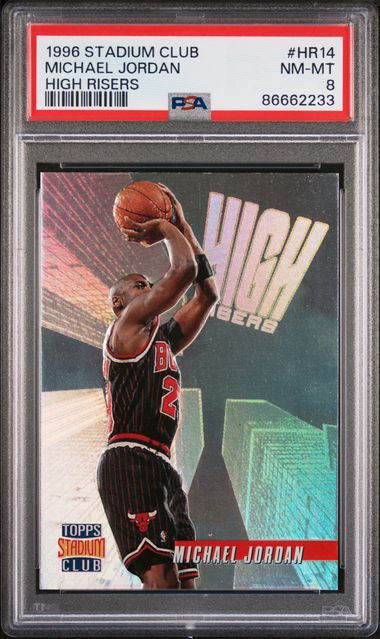 1996-97 Topps Stadium Club High Risers #HR14 Michael Jordan