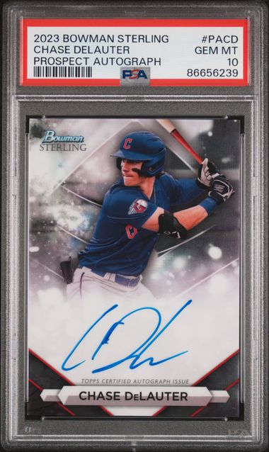 2023 Bowman Bowman Sterling #PACD Chase Delauter front