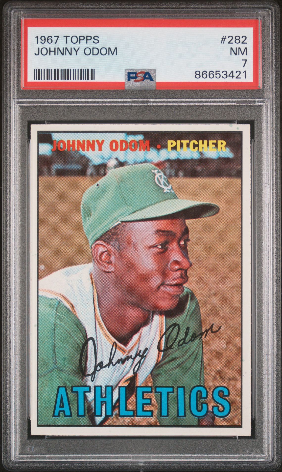 1967 Topps TOPPS #282 Johnny Odom front