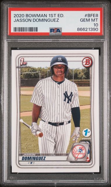 2020 Bowman Bowman 1st Edition #BFE8 Jasson Dominguez front