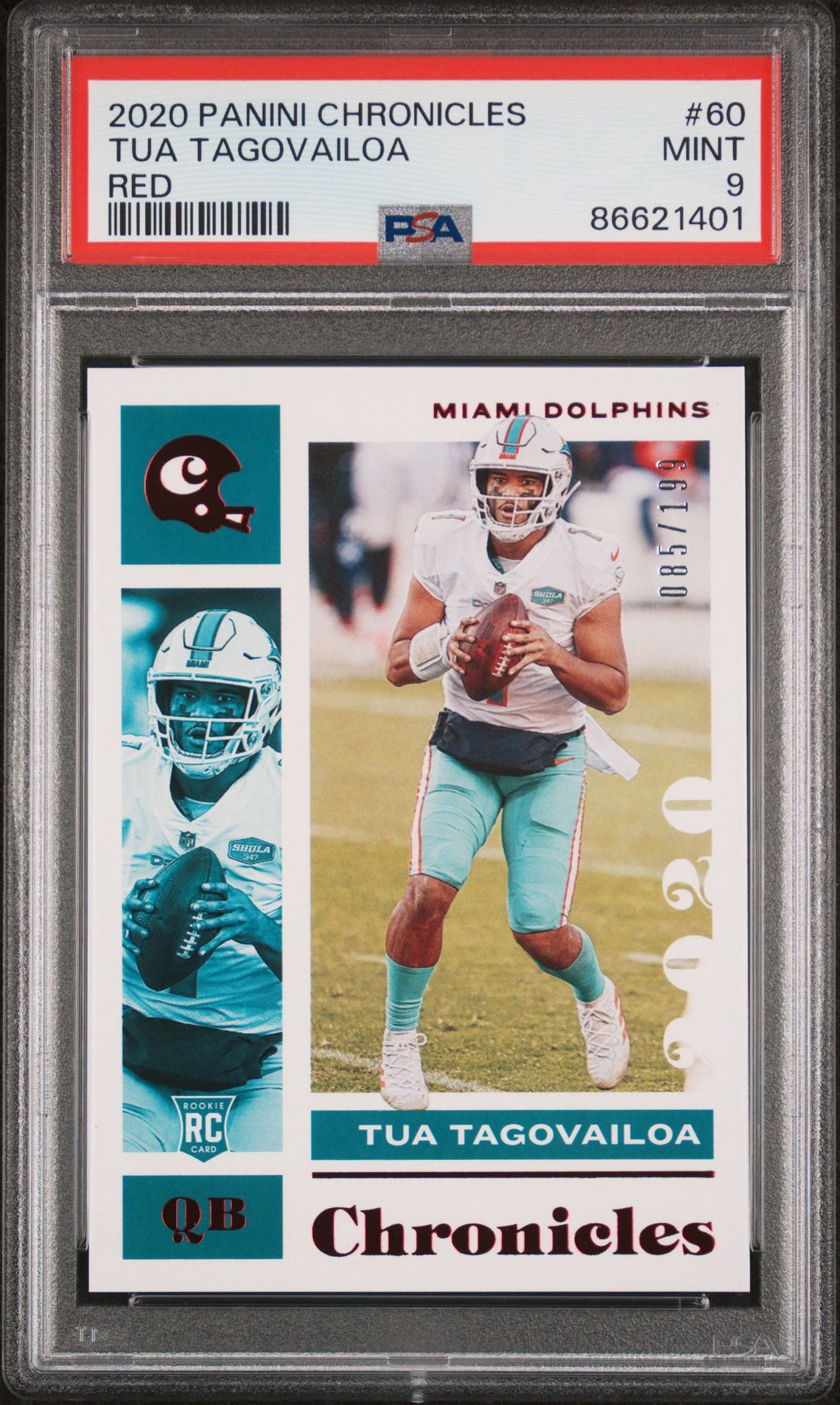 2020 Panini PANINI CHRONICLES RED #60 Tua Tagovailoa front