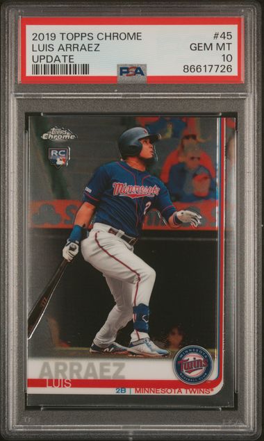 2019 Topps Topps Chrome UPDATE #45 Luis Arraez front