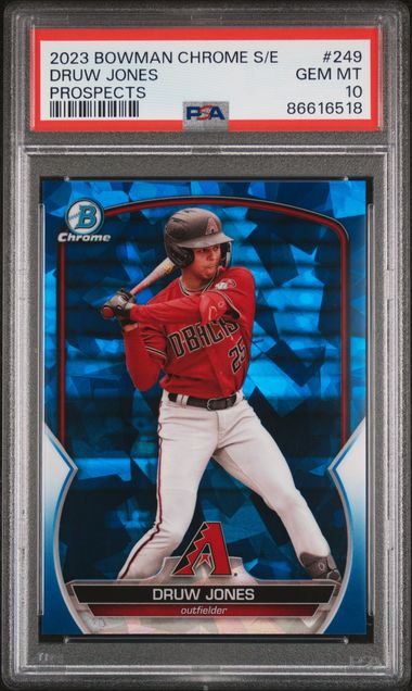 2023 Bowman Chrome Sapphire Edition Prospects #249 Druw Jones