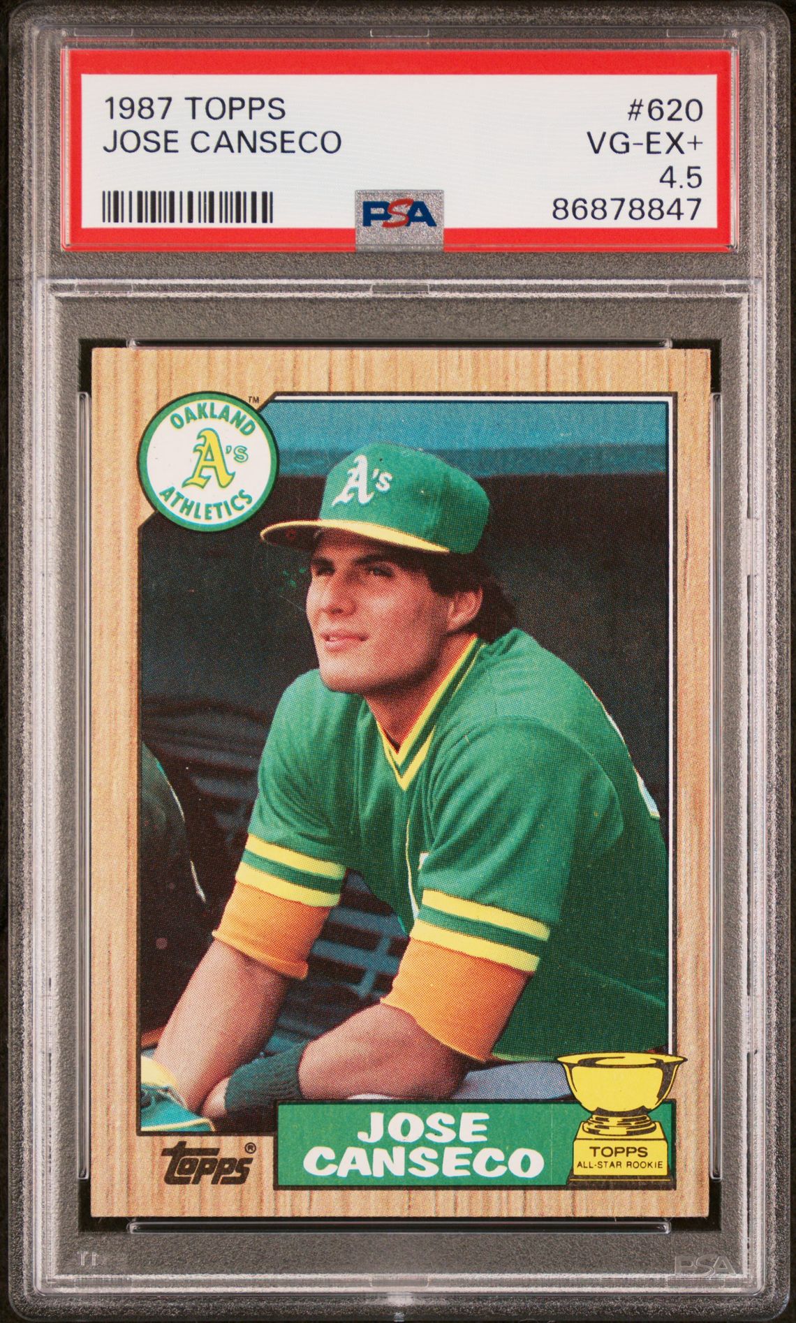1987 Topps TOPPS #620 Jose Canseco front