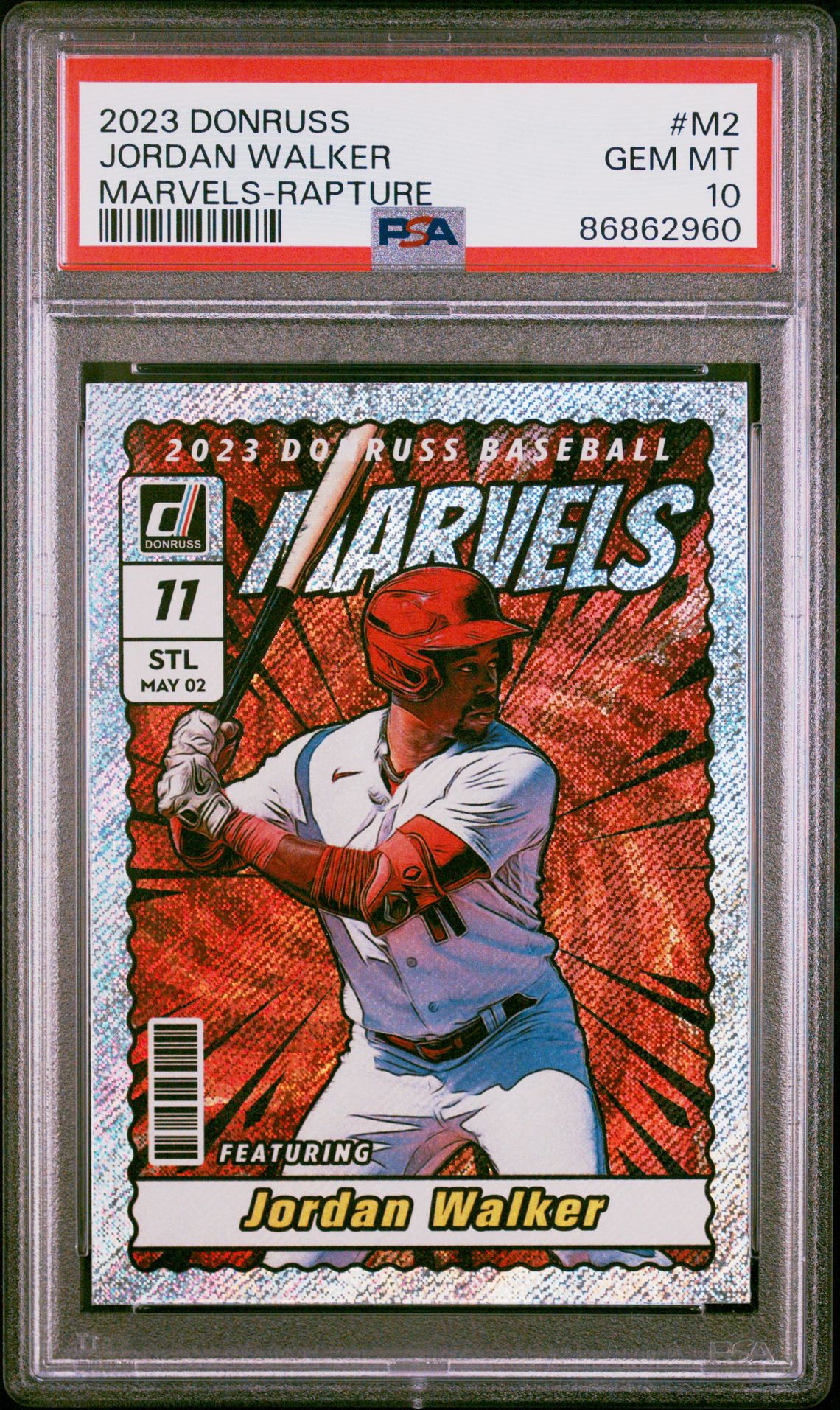 2023 Panini PANINI DONRUSS MARVELS RAPTURE #M2 Jordan Walker front