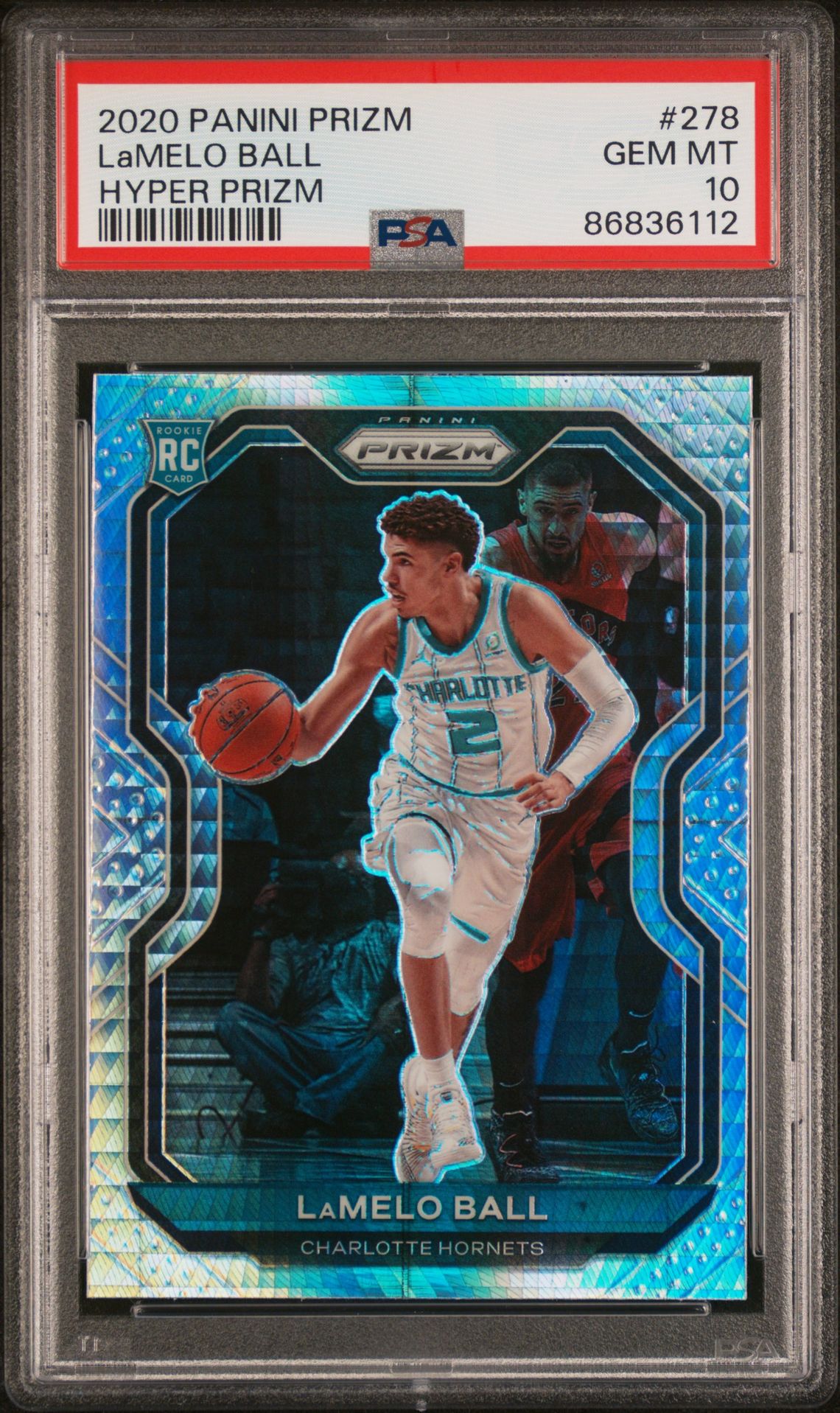 2020 Panini Prizm HYPER PRIZM #278 LaMELO BALL front