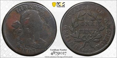 1803 1C No Stems G6BN