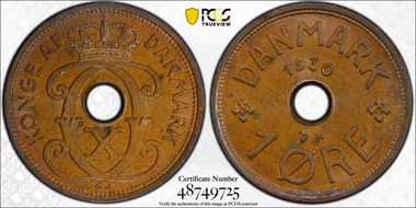 1930 N; GJ Øre MS64BN