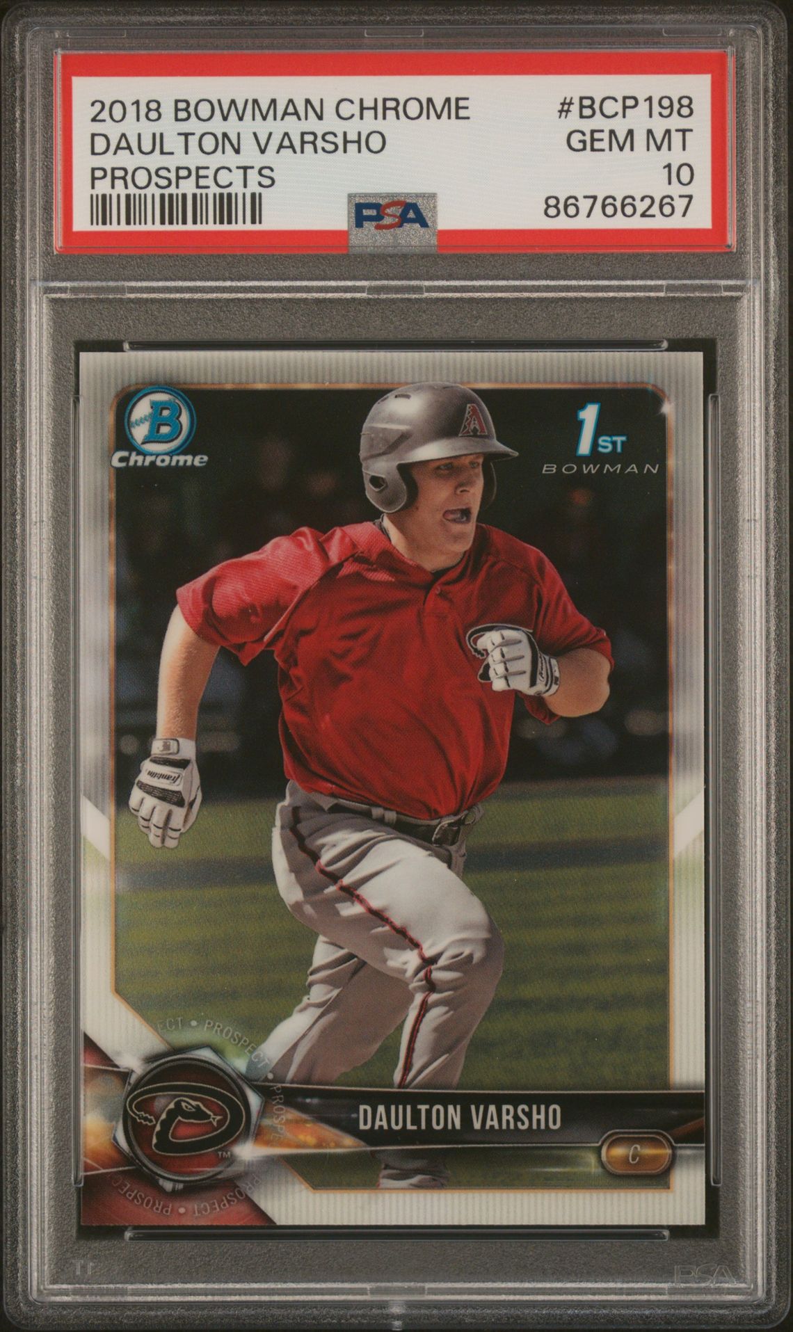 2018 Bowman BOWMAN CHROME PROSPECTS #BCP198 Daulton Varsho front