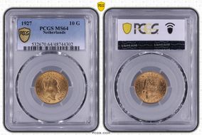 1927 10 G KM-162  Au MS64
