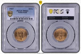 1927 10 G KM-162  Au MS64