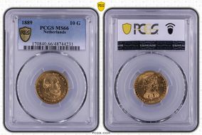 1889 10 G KM-106  Au MS66