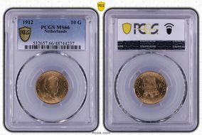 1912 10 G KM-149  Au MS66